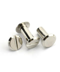 Killer Chicago Screw Kit 60 Pack 1/2 Inch Silver Nickel Coated Tough As Nails Rivet Studs for leathercraft and DIY arts.