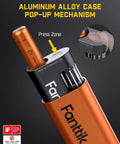 Sleek Mini Cordless Rotary Tool Kit Featuring Knockout Power And Ultra Quiet Motor Operation For Smooth Sanding Polishing Detail Work On Desktop Printers And Gear with aluminum alloy case and pop-up mechanism.