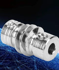 20 To 1 Bronze Worm Gear Set With Metal Shaft High Torsion Replacement For 4 To 1 Speed Industrial Robot Parts For DIY Projects Beefy Torque Boost For Precise Slow Motion And Easy Installation, silver metal shaft coupling