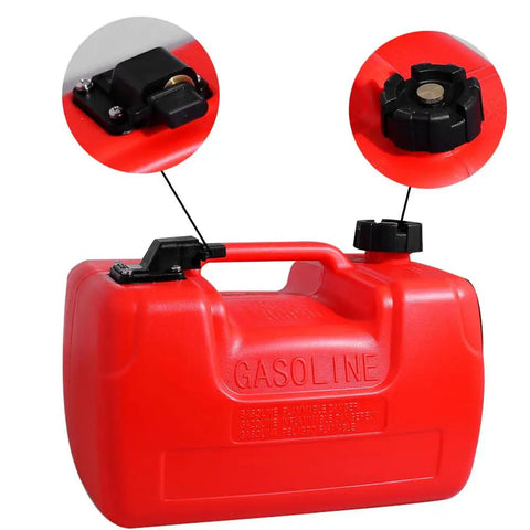 Outboard Fuel Line Hose Kit With 12 Liter Tank And 3 Gallon Capacity, 5 Sixteenth Inch Line, 10 Foot Length, Includes Primer Bulb And Quick Female Connector
