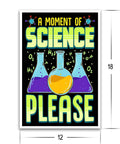 Science Themed Classroom Poster 12 By 18 Inch For High School Middle School And Elementary Decor Durable USA Made Print