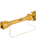 Badass Heavy Duty Series Four PTO Shaft 1-3/8 Inch Six Spline Both Ends with chain for farm equipment use.