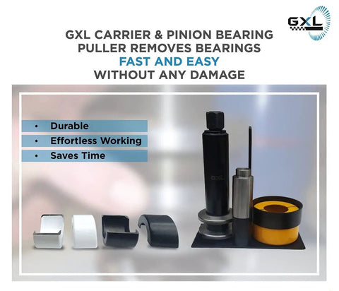 Carrier And Pinion Bearing Puller For Dana 30 40 60 70 80 And Ford 10.25 Clamshell Design Heavy Duty Tool on display