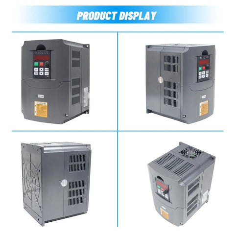 Beefy 4KW 220V VFD Inverter For Spindle Motor CNC Router Engraving Milling Machine Pro Grade 5HP 3 Phase Output Display