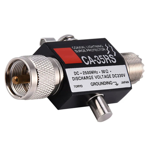 UHF Coaxial Lightning Arrester With Male To Female Connector Surge Protector For Coax Systems 0 To 2500 MHz CA 35RS