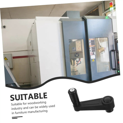 Woodworking Handle Nylon Crank Accessory Easy Install for Smooth Operation and High Efficiency Durable Wear Resistant Round Hole Design for Precise Adjustments and Quick Setup for Fast Tool Changes on a woodworking machine.