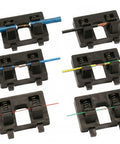 Ultimate 6-Pack Portable Soldering Assist Stands for Cables, super secure clamps holding various wire sizes, black base