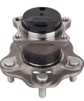 Front view of Rear Wheel Hub Assembly 512530 For Nissan Sentra 2013-2019 All Models, 5 Lug With ABS, Wheel Bearing Replacement.