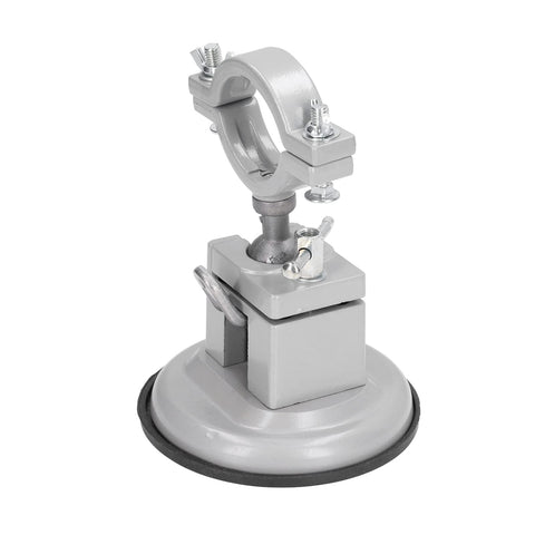 Pro Grade 360 Degree Universal Bench Vise with aluminum clamp and suction cup base for precise jewelry and model building.
