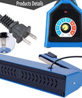 12 Inch Impulse Heat Sealer For Plastic Bags Manual Tabletop Bag Sealer With Adjustable Temperature And 8 Settings