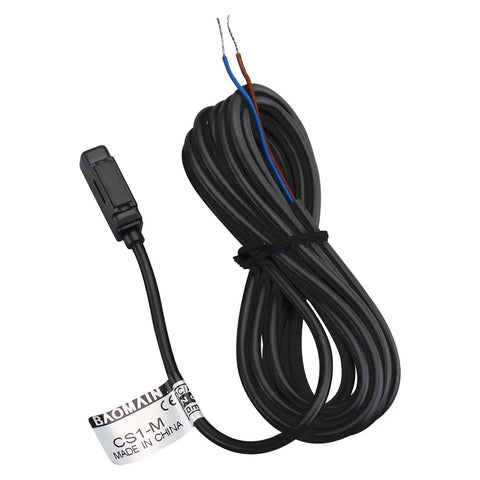 Two Pack Magnetic Reed Switch Proximity Sensor For Pneumatic Cylinders CS1 M Normally Open DC 10 30V 200mA 10mm Sensing Distance Easy Install