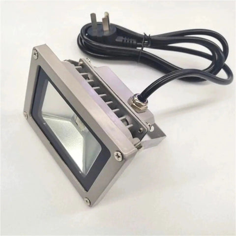 Badass 300W UV LED Curing Lamp Straight Shooter For Fast Cure Resin And PCB Solder 365nm 395nm 405nm Wavelength on a white surface.