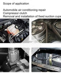 All In One Auto AC Repair Wrench Set With Clutch Removal Tools, Bearing Pullers, and Suction Disc Extractors in use