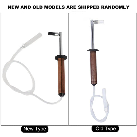 Espresso Machine Cleaning Brush With Detachable Head, High Temp Steam Tool, Walnut Handles, New and Old Models Shipped Randomly
