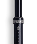 Close-up of Internal Routing MTB Dropper Post With Adjustable Travel, 30.9mm Diameter, 175mm Length, focus on seal and range markings