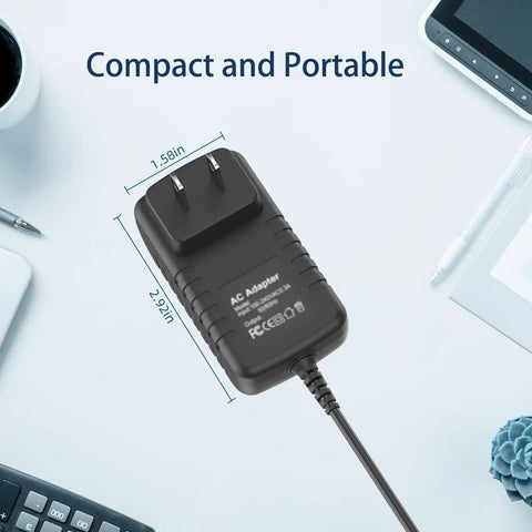 Universal 100 240V AC Adapter For Yamaha DTX PRO Electronic Drum Trigger Module Power Supply Cord, compact and portable design