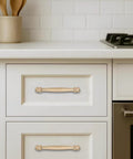 Kitchen with cabinets featuring 10 Pack 5 Inch Center Hole Champagne Bronze And Honey Bronze Cabinet Pulls Solid Heavy Duty Traditional Kitchen Cabinet Handles For Cabinets Drawers Wardrobes Dressing Tables And Bathrooms Ideal For Modern And Traditional Decor