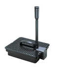 Garden Pond Filter And Pump Kit With 190 GPH Pump Deluxe Filtration System For Small To Medium Ponds Black PMK 190