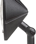 Side view of Six Groove Wall Wash Light Fixture 1 Light 12V Textured Architectural Bronze Finish Includes Bulb Wet Location.