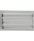 Louvered Floor Register 4-Inch By 8-Inch Steel White 5 Pack For Mobile Homes And RVs Built To Last With Smooth Opening
