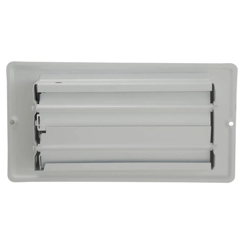 Louvered Floor Register 4-Inch By 8-Inch Steel White 5 Pack For Mobile Homes And RVs Built To Last With Smooth Opening