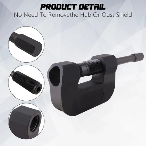 10 Ton Brake Anchor Pin Press Kit For Class 6 8 Semi Trucks And Trailers, Pro Grade Pin And Bushing Removal For Freightliner Kenworth Peterbilt Mack Volvo S Cam Brake Systems, Universal Tool To Slash Downtime, close-up view