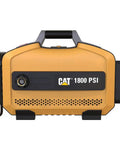 Electric Pressure Washer 1800 PSI 2 GPM With Foam Cannon, compact yellow body with hose and handle, side view