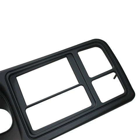 Double Din Dash Kit With Wiring Harness And Antenna Adapter For 1999 To 2002 GM Full Size Trucks And SUVs front view of bezel cover