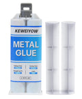 Heavy Duty Metal Repair Glue 1.76oz Epoxy Weld with syringe, for bonding metal surfaces like stainless steel, aluminum, iron, and more.