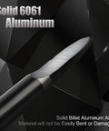 Close-up of solid 6061 billet aluminum material used in 5.5 Inch Universal Car Antenna Replacement for Ford, Dodge, Chevrolet, GMC, Jeep and Toyota Trucks.