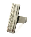 Finger Ring Endo Gauge for dental instrument measurement with 35mm millimeter scale, durable stainless steel tool for endodontics.