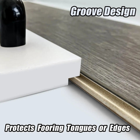 Vinyl Plank Flooring Tapping Block With Big Handle And Groove Design For Easy Install Protects Tongues And Edges From Damage