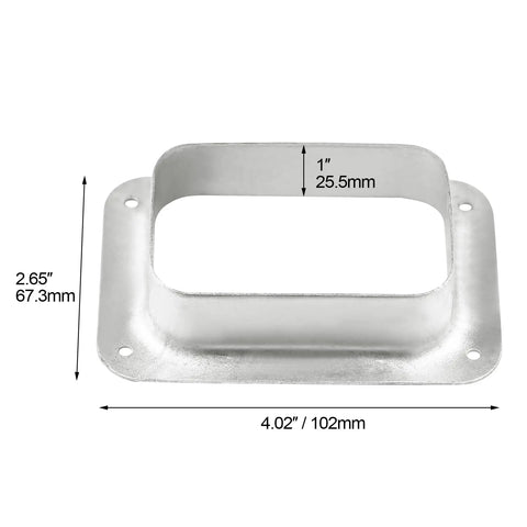 Aluminum Gutter Downspout Outlet For 2 By 3 Inch K Style Gutters, Heavy Duty Rain Gutter Connector with pre-drilled holes.