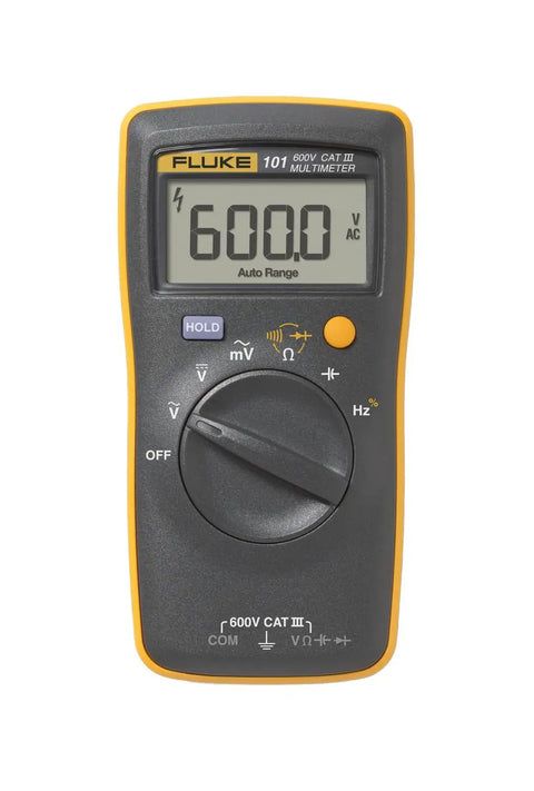Compact Digital Multimeter With 0.5 Percent DC Accuracy, CAT III 600 V Safety, Diode And Continuity Test With Beeper, Lightweight One Hand Use