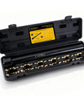 CXPRO inner tie rod tool kit in a black case with 12 gold crowfoot adapters and a 1/2 in drive tube