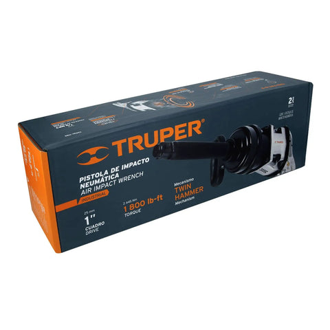 Industrial Strength Pneumatic Impact Wrench Equipped With One Inch Square Drive And Knockout Torque Output For Tough Mechanic Tasks And Massive Hardware Projects
