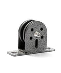 Heavy Duty Fixed Pulley Lifting Sheave With Double Bearing For Silent Wire Rope Lift Up To 600 Pound Load Capacity 3mm To 10mm Cable Compatibility