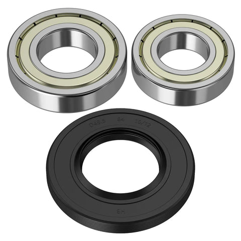 Heavy Duty Tub Bearings And Seal Kit For Samsung Washers includes two CNC steel bearings and one dual lip seal.
