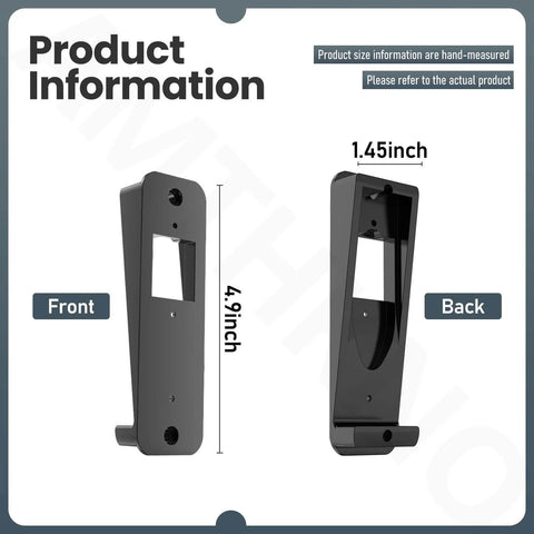 Vinyl Siding Mount And Angle Wedge For Video Doorbell 4 Inch Standard Vinyl Only Not For Dutch Lap Siding Includes Screws