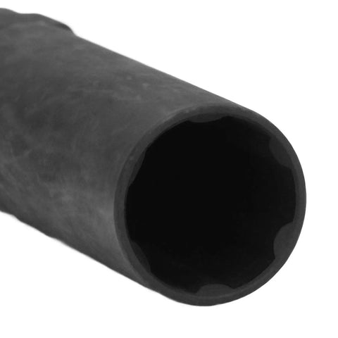 Close-up of a thin-walled Cr Mo steel lug nut socket from a Thin Walled Cr Mo Steel Lug Nut Socket Set With Spline Lug Nut Keys.
