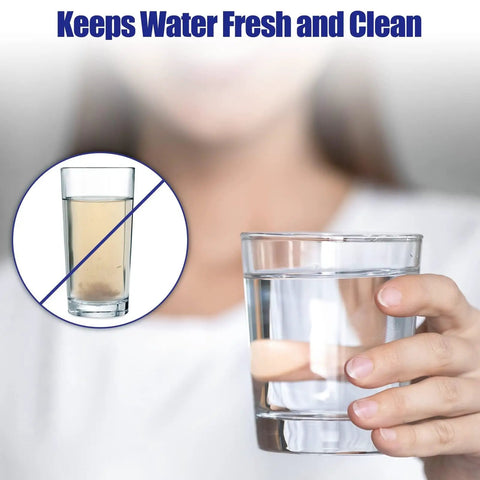 4-Pack PUR Water Filter Replacement For PUR Pitchers And Dispensers CRF-950Z shown improving water clarity, keeping H2O fresh