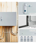 Tough As Nails Metal Electrical Enclosure Box For Indoor And Outdoor Use With Dustproof And Moisture Proof Protection Heavy Duty Safety Lock Junction Box Universal Electric Equipment Enclosure Cabinet For Harsh Environments, wall-mounted steel box