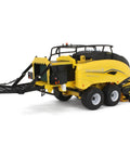 1/32 Scale New Holland Big Baler 340 Plus Diecast Model With Six Square Bales Free Rolling Wheels Raiseable Chute Realistic Detailing