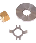 Mercury Outboard Prop Shaft Nut Kit With Thrust Washer And Tab Washer For 25 HP Through 70 HP Engines Easy Install 13 Tooth Spline Fits 73345 92647M