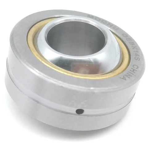 Rugged Gebk14s Radial Shaft Spherical Plain Bearing Metric 14Mm Id 34Mm Od 19Mm X 13.5Mm Width With Lubrication Grooves, close view
