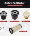 Beefy Maintenance Filter Kit For Mahindra Tractors 2415 2516 Max Series Air, Oil, Hydraulic, Fuel Filters 35460501800 MAM0117 10382585000 31A6200317