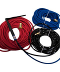 Water Cooled TIG Torch Kit 250A, 50 Ft Lead, 3 Piece Set For Titanium Welds, Heavy Duty CK20 50TI Compatible, Large Water Jacket Torch