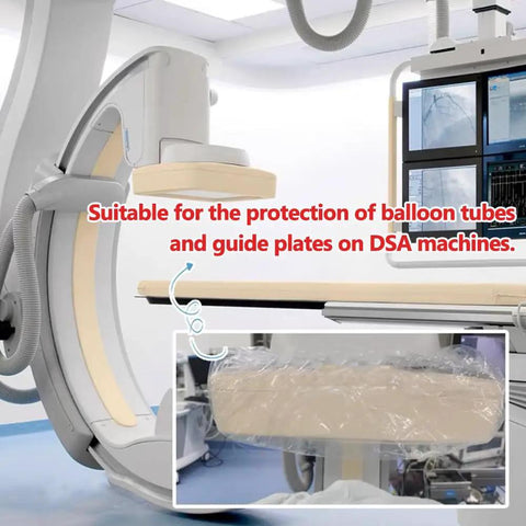 Disposable CT Head Cover For C Arm X Ray Tubes Latex Free Sterile Shield Waterproof And Dustproof 24 Inch Diameter 5 Pack
