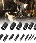 V Shape Punch Set For Leather Belt Perforation Stainless Steel Tail Cutter With Round Holes For DIY Projects in workshop