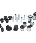 Front And Rear Suspension Bushing Kit For Ford F-150 09-13 containing black rubber and metal bushings for smooth ride and quick install.